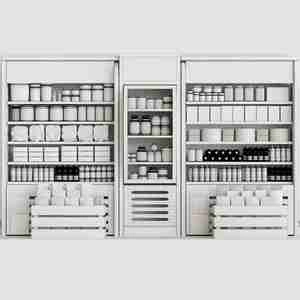 ویترین فروشگاه مواد غذایی برای اسکچاپ