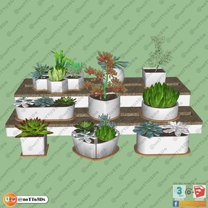 انواع گلدان برای اسکچاپ 22