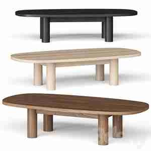 میز چوبی با سه رنگ Coffee Table