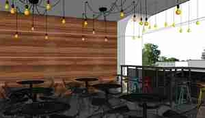 طراحی کافه TRUONG  تلفیق طراحی مدرن و دل‌نشین برای اسکچاپ