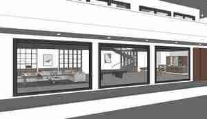 طراحی داخلی و نما ویلا مدرن برای اسکچاپ