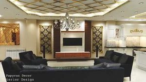 اجرای کاغذدیواری ودکوراسیون یک منزل مسکونی