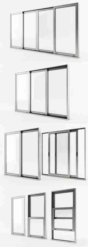 پنجره کشوی سه لت و چهار لت  Generic Windows
