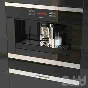 قهوه ساز مشکی تو کار Black Coffee Machine EKV6500 Kuppersbusch