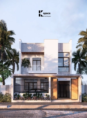 طراحی نما ویلا مدرن برای اسکچاپ