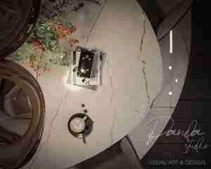 طراحی داخلی نشیمن و آشپزخانه لوکس برای اسکچاپ