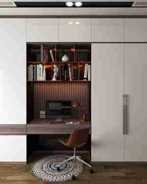 طراحی داخلی اتاق خواب مدرن با لوازم کامل برای اسکچاپ