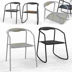 صندلی فلزی دسته دار MANUTTI DUO CHAIRS