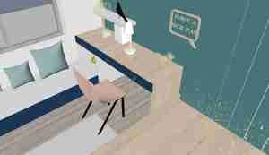 اتاق کودک با رنگ های شاد و طرح های خلاقانه برای اسکچاپ