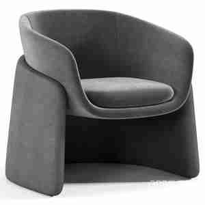 مبل راحتی تک نفره از برند Seba Lounge Davis Furniture برای اسکچاپ