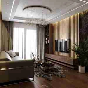 فضای داخلی آپارتمان مسکونی برای اسکچاپ