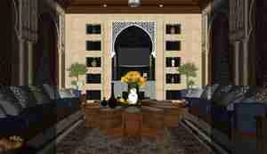 خانه‌ای با شکوه و معماری سنتی برای اسکچاپ