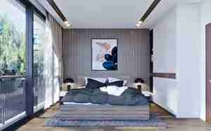 طراحی داخلی اتاق خواب مدرن برای اسکچاپ