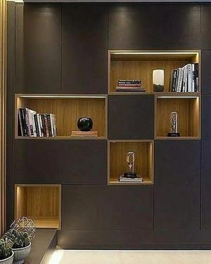 طراحی کمددیواری وجاکتابی باشلف