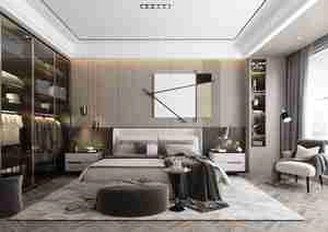 صحنه آماده اتاق خواب