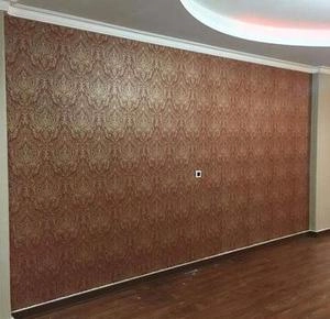 کاغذ دیواری پرنقش دررنگ های مختلف