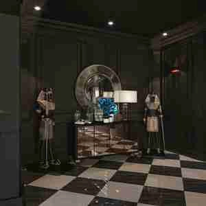 طراحی داخلی نشیمن کلاسیک برای اسکچاپ