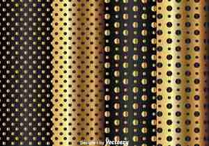 پترن ئایره های طلایی gold and black dot pattern