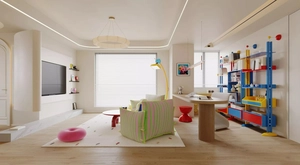 طراحی مهدکودک با لوازم بازی