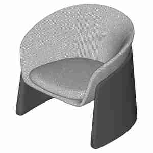مبل راحتی تک نفره از برند Seba Lounge Davis Furniture برای اسکچاپ