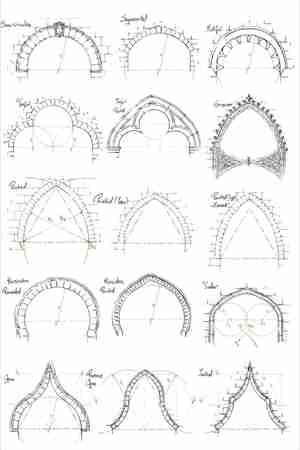 انواع ارک یا قوس یا طاق