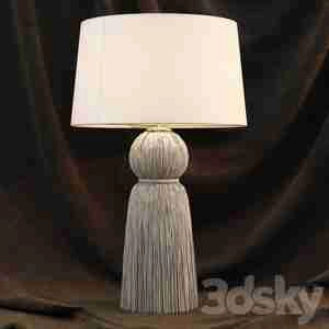 آبجکت آباژور با ریسه های بافتنی Gramercy tassel lamp