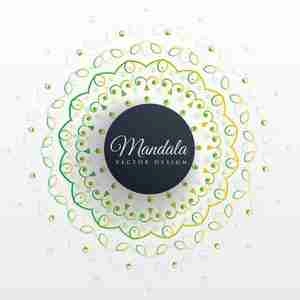 طرح ماندلا Mandala art design background