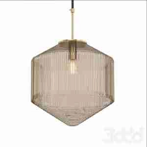 لوستر آویز شیشه ای Clear glass pendant