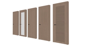 درب های مدرن برای فضای داخلی برای اسکچاپ 5 مدل