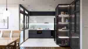 طراحی داخلی فضای نشیمن مدرن برای اسکچاپ