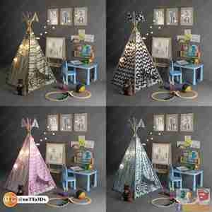 وسایل دکور اتاق کودک برای اسکچاپ