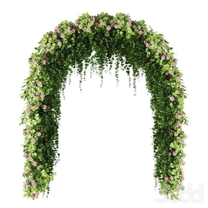 طاق گل برای محوطه سازی