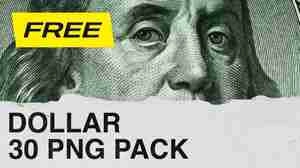 Dollar PNG Pack پکیج با کیفت از دلار