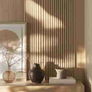 پنل چوبی و طراحی دکور