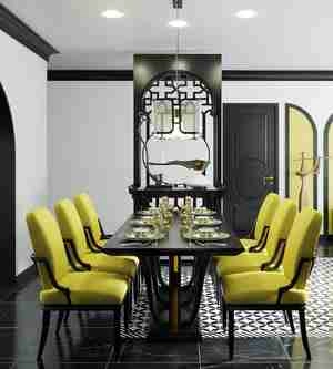 طراحی داخلی فضای نشیمن با تلفیقی از هنرهای شرقی و مدرن برای اسکچاپ