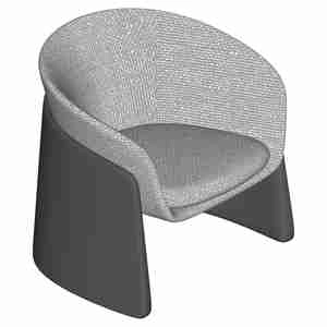 مبل راحتی تک نفره از برند Seba Lounge Davis Furniture برای اسکچاپ