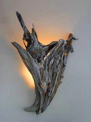طراحی خلاقانه با چوب برای نور پردازی
