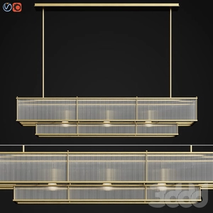 لوستر دو طبقه
Marais Linear Chandelier 60