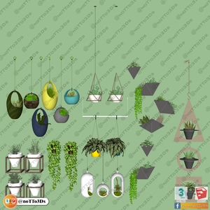 انواع گلدان برای اسکچاپ 24