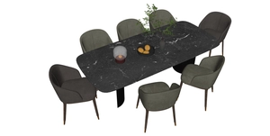 میز ناهارخوری مدرن برای اسکچاپ