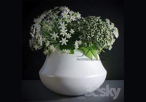 دانلود آبجکت گلدان و گل ماگریت