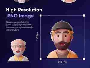 آواتار یا عکس سه بعدی تصویر پروفایل