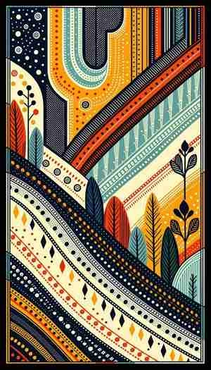 راه و ساختمان هنری برای پس زمینه