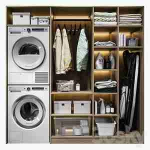 لاندری روم یا قفسه های لباس شوی Laundry Room