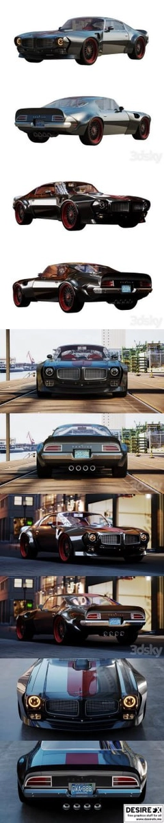 ماشین آمریکایی کلاسیک Pontiac Firebird Trans Am 1970 Tuning Edition