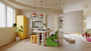 طراحی مهدکودک با لوازم بازی