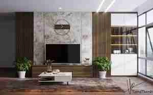 طراحی داخلی فضای نشیمن برای اسکچاپ