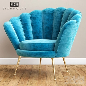 صندلی آبی دسته دار 8