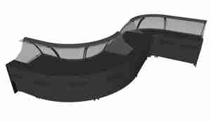 ویترین یخچال فرشگاهی Criocabin Evodue برای اسکچاپ