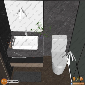 طراحی داخلی فضای اتاق خواب مستر مدرن و شیک برای اسکچاپ